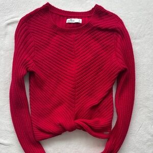 Hollister Cherry Knit Crew Neck Sweater